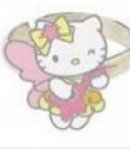 Anello farfalla occhiolino Hello Kitty 