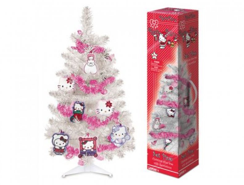 Decorazioni Natalizie Hello Kitty.Albero Di Natale Hello Kitty Completo Di Decorazione Cosa Aspetti A Comprarlo