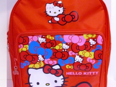 zaino hello kitty rosso