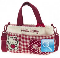 borsa hello kitty flat bag i love you red