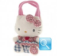 borsa hello kitty mini  plush poupette pink  k. i love you