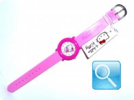 orologio hello kitty round case fuxia