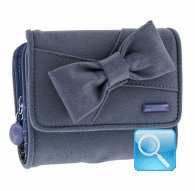 portafoglio camomilla wallet S ribbon d.blue