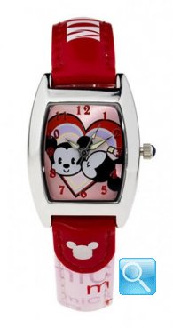 Orologio Disney Curties Minnie e Mickey rosso - bianco T0304